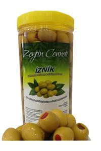 ZEYTİN CENNETİ BİBERLİ YEŞİL ZEYTİN