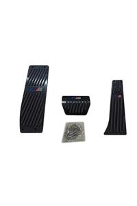 GENPO Bmw 3 Serisi, New 1 Serisi X1, E46, E90, E92, E93, E 87 Pedal Seti Siyah (otomatik Vites)