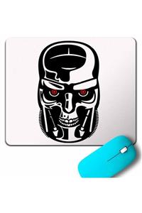 Kendim Seçtim Termınator Genesys Robot Skull Face Machıne Mouse Pad