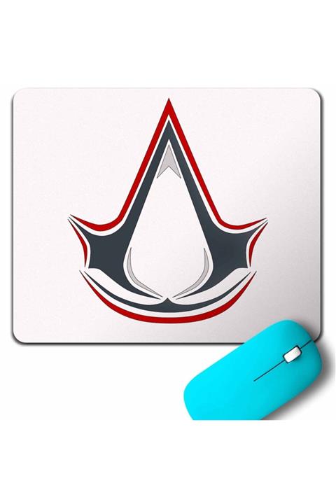 Kendim Seçtim Assassıns Assassın's Creed Kırmızı Red Logo Mouse Pad