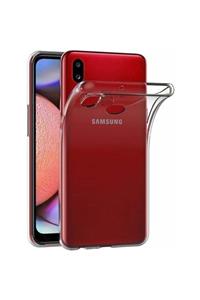 Samsung Galaxy A10s Kılıf Şeffaf Süper Silikon