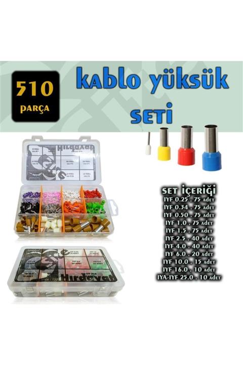 Site Hırdavat 510 Parça Kablo Yüksük Seti