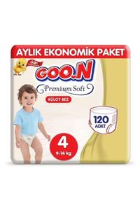 Goo.n Goon Külot Bez Premium Soft 4 Beden 120 Adet