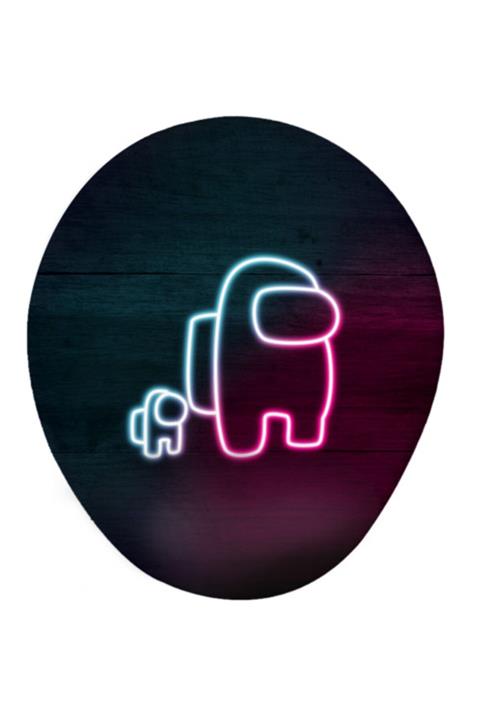 MiniPera Among Us Neon Tasarımlı Gamer Mouse Pad