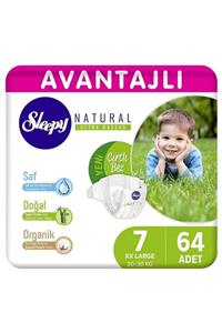 Sleepy Natural Avantajlı Bebek Bezi 7 Numara Xxlarge 64 Adet