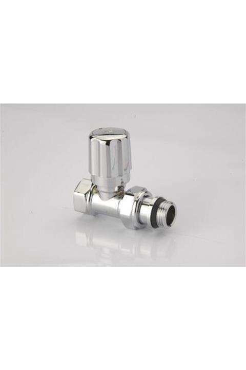 Radiva Radyatör Vanası 1/2'' Krom Düz (plastik Volanlı)