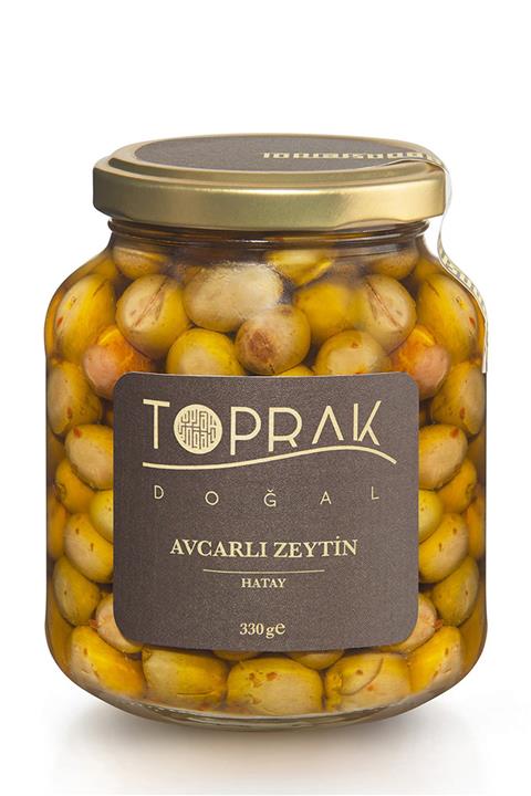 Toprak Doğal Hatay Avcarlı Halhali Zeytini 330 g