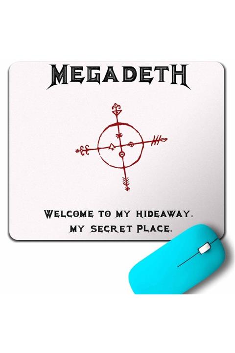 Kendim Seçtim Megadeth Cryptıc Wrıtıngs Logo Mouse Pad