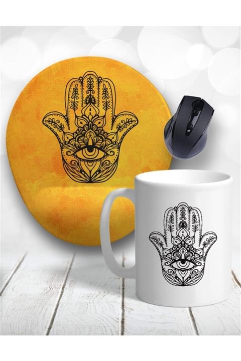 Atölye Çizgi Fatma’nın Bereket Eli Bilek Destekli Mouse Pad ve Kupa Bardak