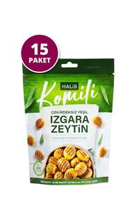 Komili Çekirdeksiz Izgara Yeşil Zeytin 15 X 170g