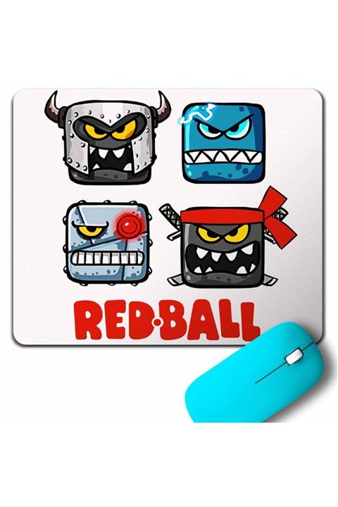 Kendim Seçtim Red Ball 4 Crazy Kırmızı Top Redball Mouse Pad