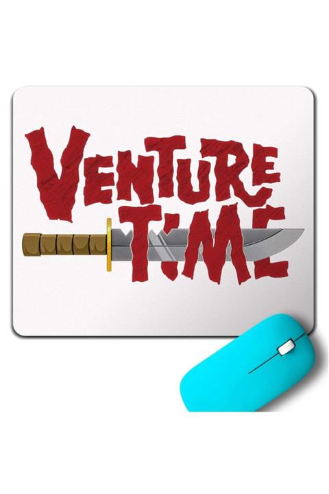 Kendim Seçtim Venture Adventure Tıme Logo Bıçak Mouse Pad