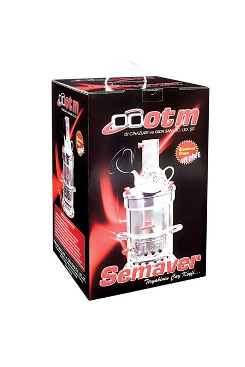 OTM ISI CİHAZLARI Otm Demlikli Kutulu 4 Lt Semaver