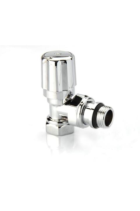 Radiva Radyatör Vanası 1/2'' Krom Köşe (plastik Volanlı)