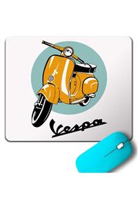 Kendim Seçtim Vespa Club Logo Motosiklet Mouse Pad