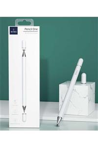 Apple Ipad Air 4 2020 (10.9 Inch) Uyumlu Wiwu 2in1 Yüksek Hassasiyetli Dokunmatik Çizim Kalemi