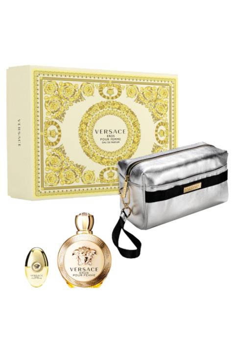 Versace Eros Femme Edp Kadın Parfüm Set (edp 100 Ml+10 Ml+pouch)