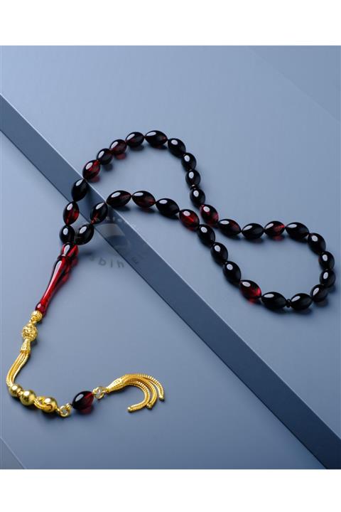 TESBİHEFENDİ Efsane Kırmızı Ateş Kehribar