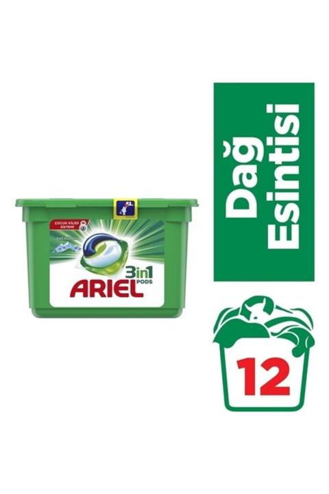 Ariel Jel Kapsül 12'li Dağ Esintisi 6'lı Set