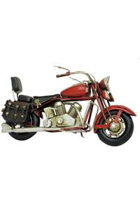 Berrinstore Dekoratif Metal Chopper Motosiklet Vintage Biblo Hediyelik