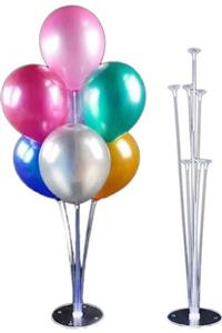 BalonEvi Balon Standı 7 Çubuklu 75 cm Metalik Balon Hediyeli