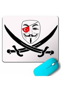 Kendim Seçtim Anonymous Turkey Türk Hacker Bilgisayar Yazılım Mouse Pad