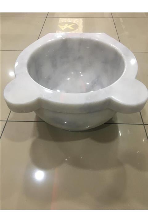 Akmer Dekorasyon Beyaz Düz Hamam Kurnası