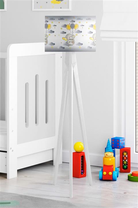 Beshick Balonlu Uçan Fil Çocuk Odası Lambader