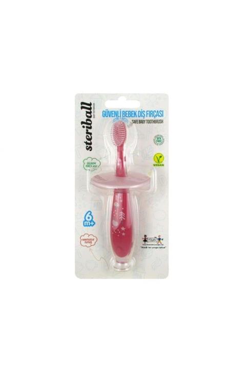 Steriball Safe Baby Tootbrush Kırmızı 6+ay