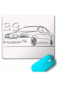 Kendim Seçtim Bmw 5 Serisi M Sport E39 E60 Sılhouette Silüet Mouse Pad