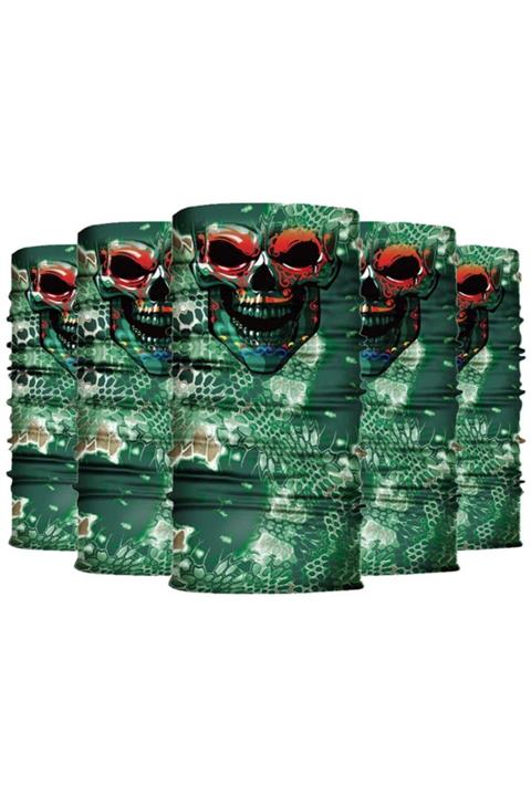 Knmaster Jagger Buff Bandana Boyunluk Maske Saç Bandı 5'li Paket