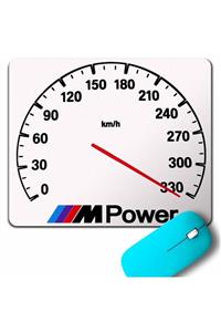 Kendim Seçtim Bmw M Power Sport Logo Top Speed Ibre Son Hız Mouse Pad