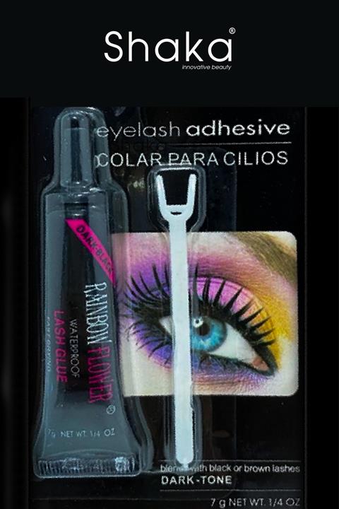 SHAKA Rainbow Flower Siyah Kirpik Yapıştırıcı 7 G Ry-4