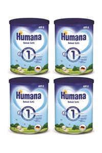 Humana 1 Bebek Sütü 800 Gr 4'lü Set 0-6 Ay