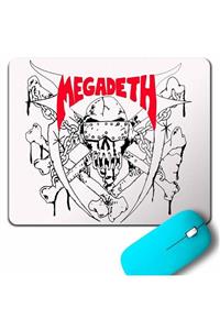 Kendim Seçtim Megadeth 1983 Kırmızı Dave Mustaıne Heavy Metal Mouse Pad