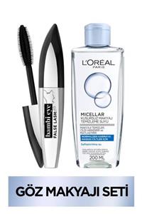 L'Oreal Paris L'oréal Paris Bambi Eye Ekstra Siyah Maskara Micellar Makyaj Temizleme Suyu Normalden Karmaya 200ml