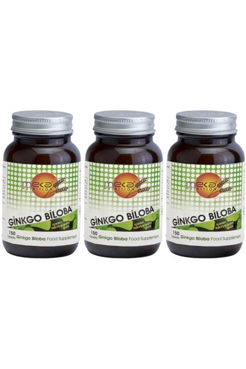 Meka Nutrition Ginkgo Biloba 240 Mg 150 Tablet 3 Kutu 450 Tablet