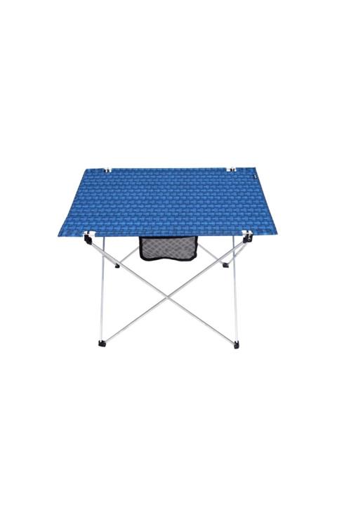 Life Bag Pradoor Katlanabilir Pratik Kamp Masası Çantalı Mavi Hasır