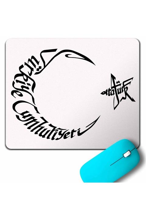 Kendim Seçtim Atatürk Tc Türk Bayrağı Osmanlıca Arapça Mouse Pad