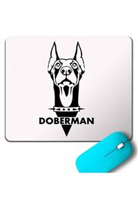 Kendim Seçtim Doberman Dog Köpek Kafa Mouse Pad