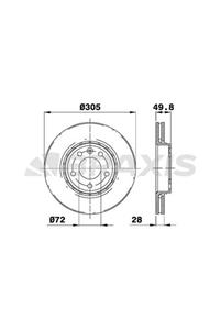 ÖZGÜÇYEDEK On Fren Dısk Aynası Havalı Trafıc Iı Vıvaro 1.9dcı / 2.0dcı (5 Bıjon)