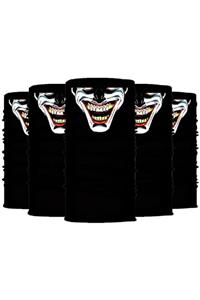 Knmaster Fancy Joker Buff Bandana Boyunluk Maske Saç Bandı 5'li Paket