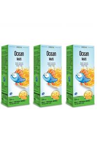 Ocean Ocean Ballı Portakallı Kral Şakir  Multi Şurup 3 Kutu