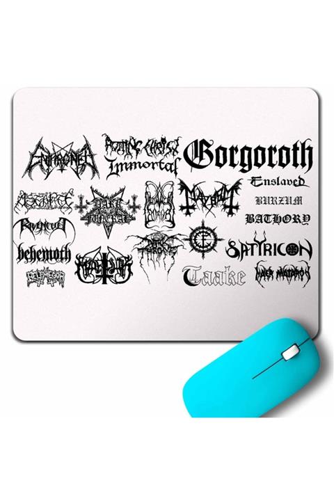 Kendim Seçtim Ben Sahar Behemoth Metal Rock Kuru Kafa Skull Mouse Pad