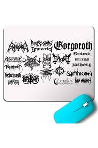 Kendim Seçtim Ben Sahar Behemoth Metal Rock Kuru Kafa Skull Mouse Pad