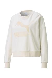 Puma Kadın Beyaz Classics Logo Crew Sweatshirt