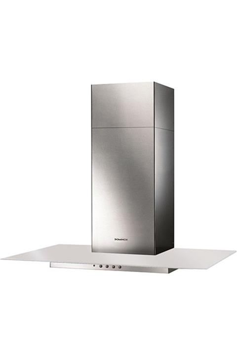 Dominox Domınox Da 9014 Gs Wh Xs Beyaz-inox Düz Cam Davlumbaz 90cm