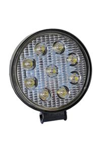 BULLCAR Tas 12/80v Çalışma Lambası, 9 Led 27w Yuvarlak, L-1004