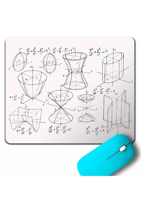 Kendim Seçtim Matematik Geometri Mathematıca Problem Denklem Mouse Pad