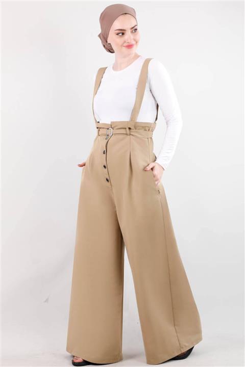 ZÜLAYS Bol Paça Salopet Taş Taş 44